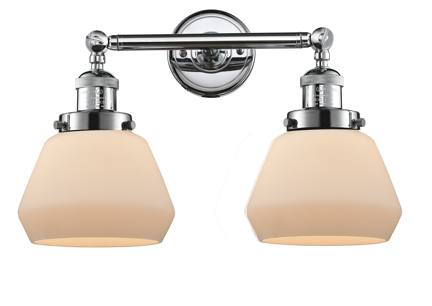Two Light Bath Vanity by Innovations - Franklin Restoration Collection, Polished Chrome Finish - 208-PC-G171