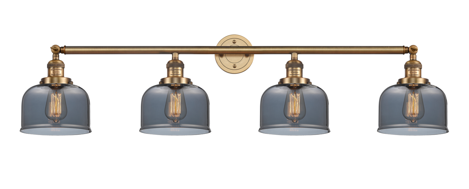 Four Light Bath Vanity by Innovations - Franklin Restoration Collection, Brushed Brass Finish - 215-BB-G73
