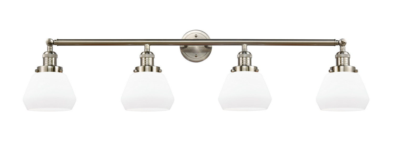 Four Light Bath Vanity by Innovations - Franklin Restoration Collection, Brushed Satin Nickel Finish - 215-SN-G171