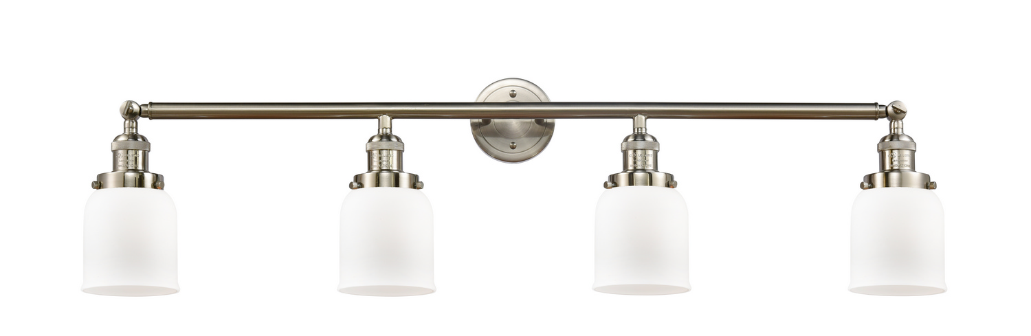 Four Light Bath Vanity by Innovations - Franklin Restoration Collection, Brushed Satin Nickel Finish - 215-SN-G51