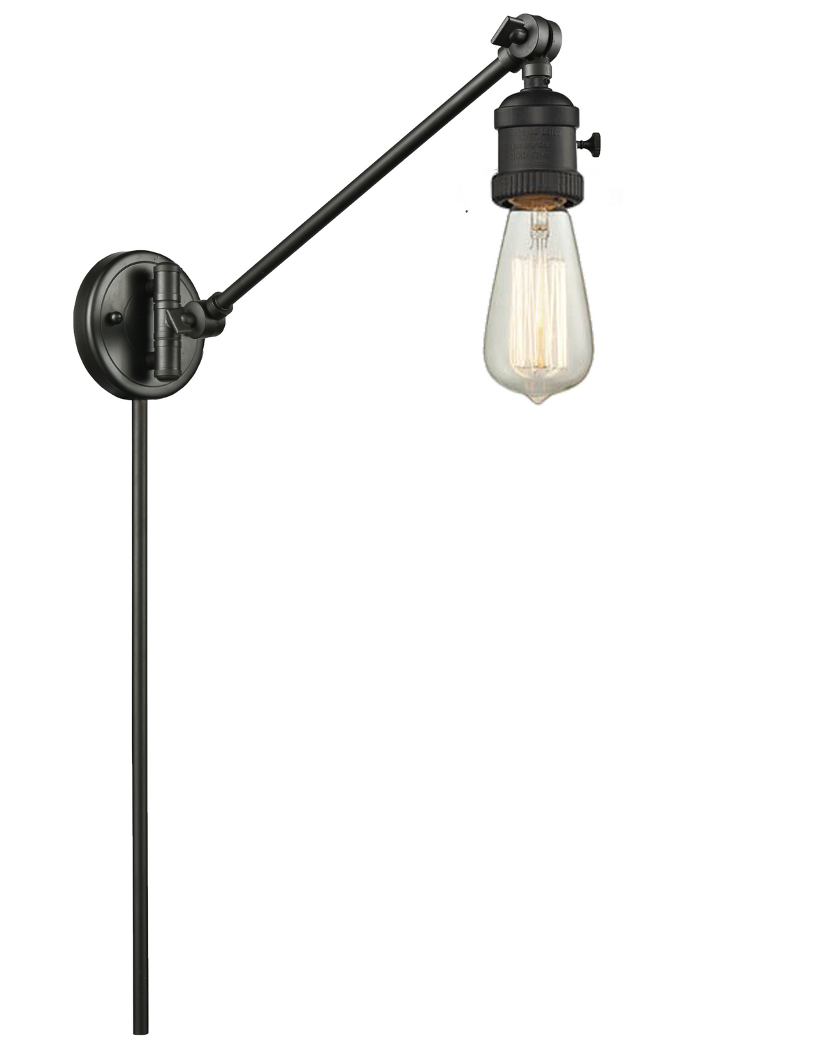 One Light Swing Arm by Innovations - Franklin Restoration Collection, Oil Rubbed Bronze Finish - 237-OB