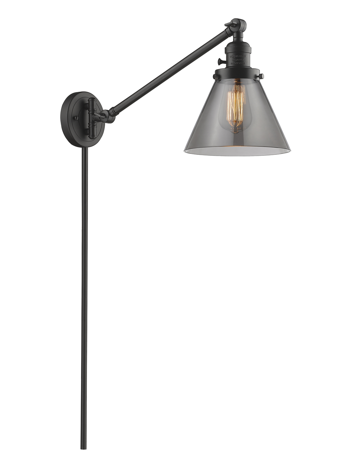 One Light Swing Arm by Innovations - Franklin Restoration Collection, Oil Rubbed Bronze Finish - 237-OB-G43