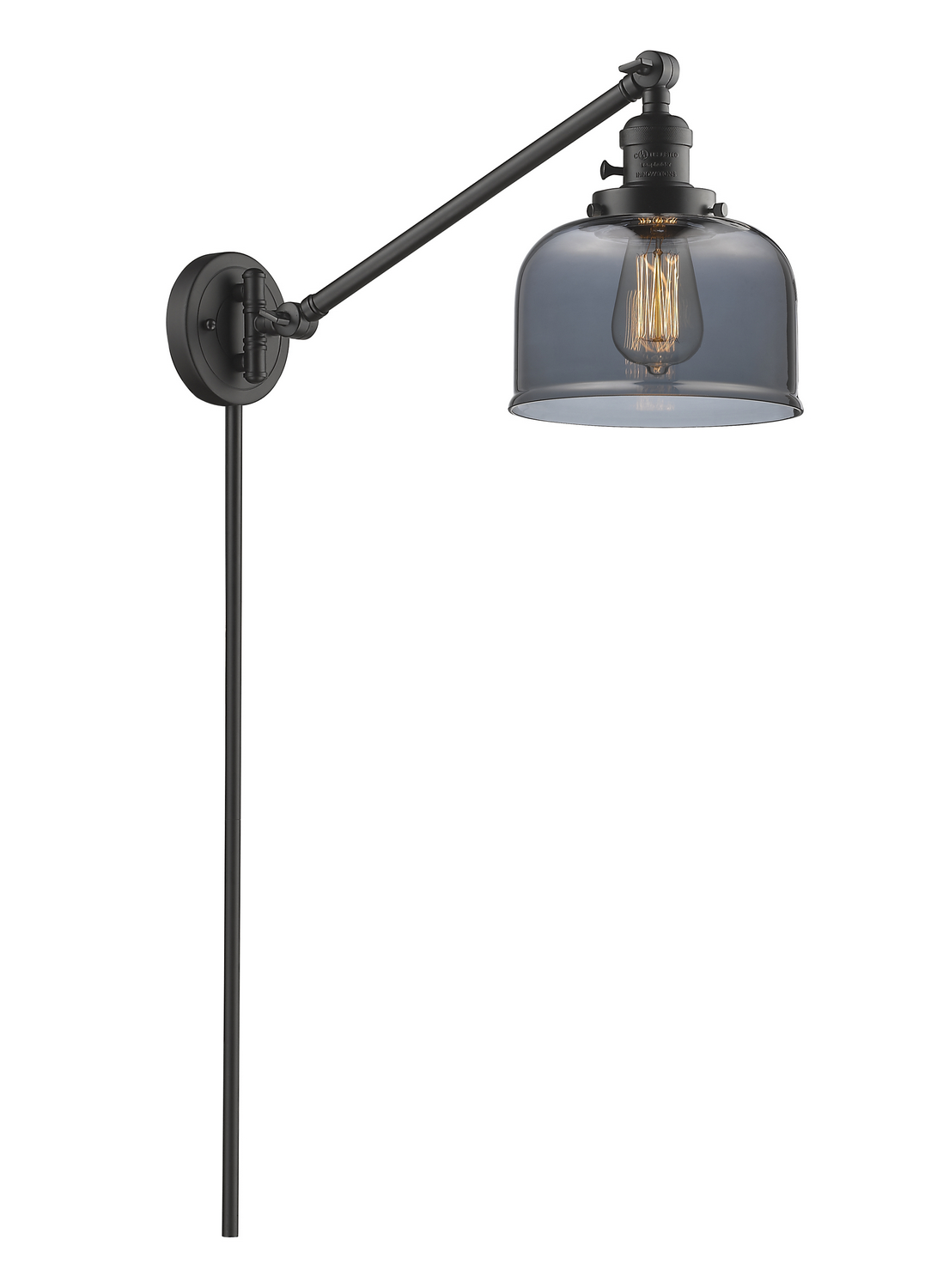 One Light Swing Arm by Innovations - Franklin Restoration Collection, Oil Rubbed Bronze Finish - 237-OB-G73