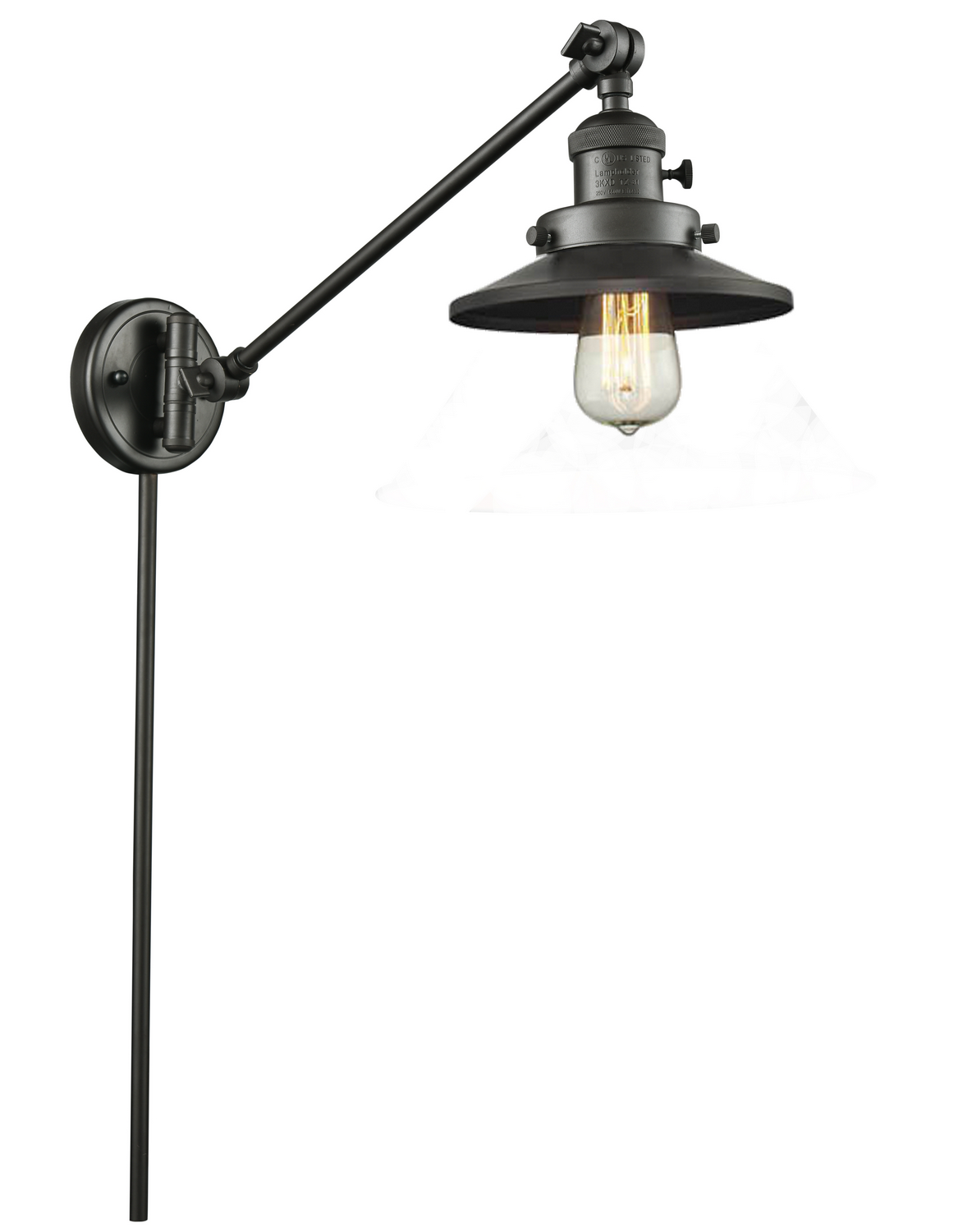 One Light Swing Arm by Innovations - Franklin Restoration Collection, Oil Rubbed Bronze Finish - 237-OB-M5