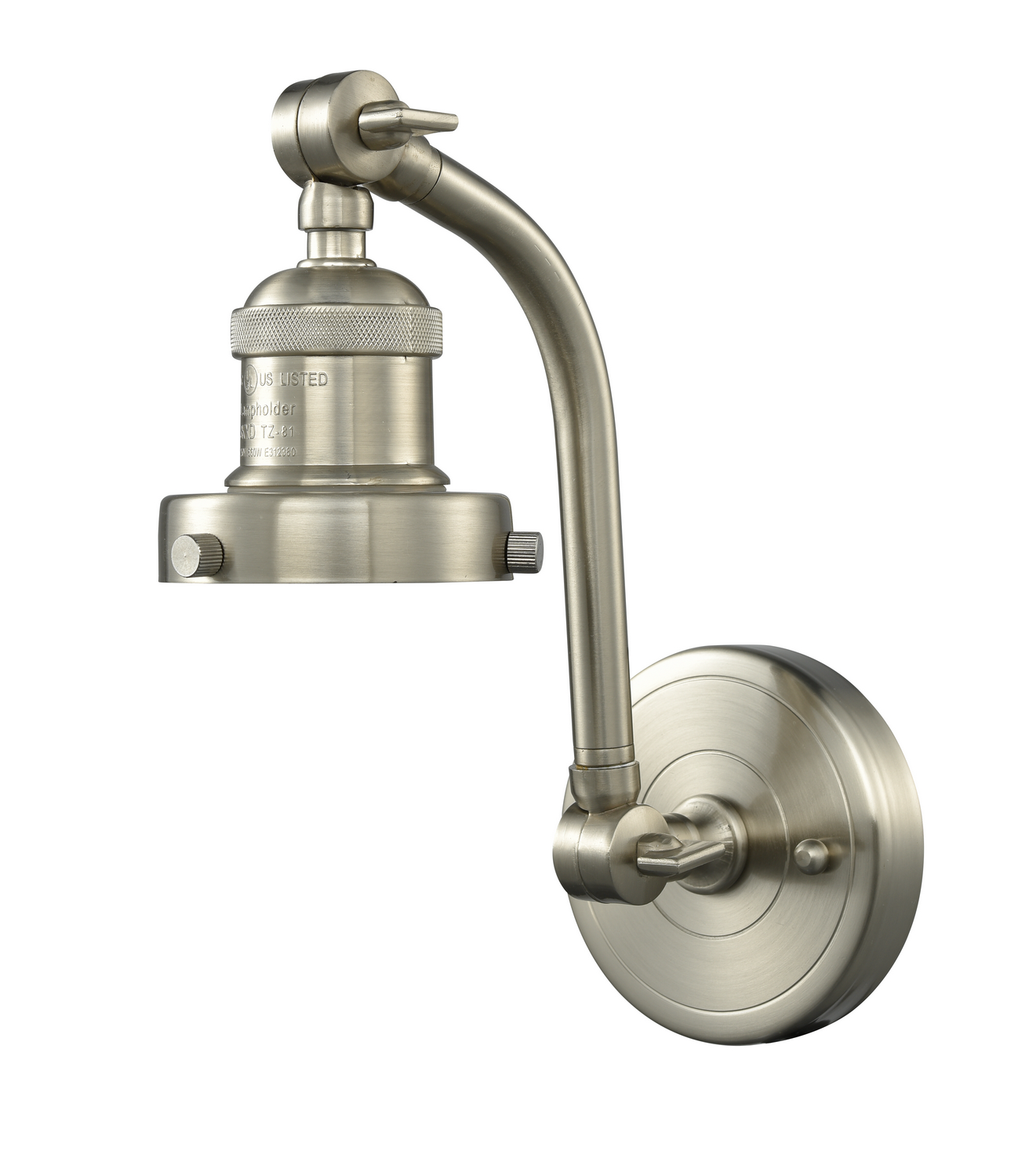 One Light Wall Sconce by Innovations - Franklin Restoration Collection, Brushed Satin Nickel Finish - 515-1W-SN