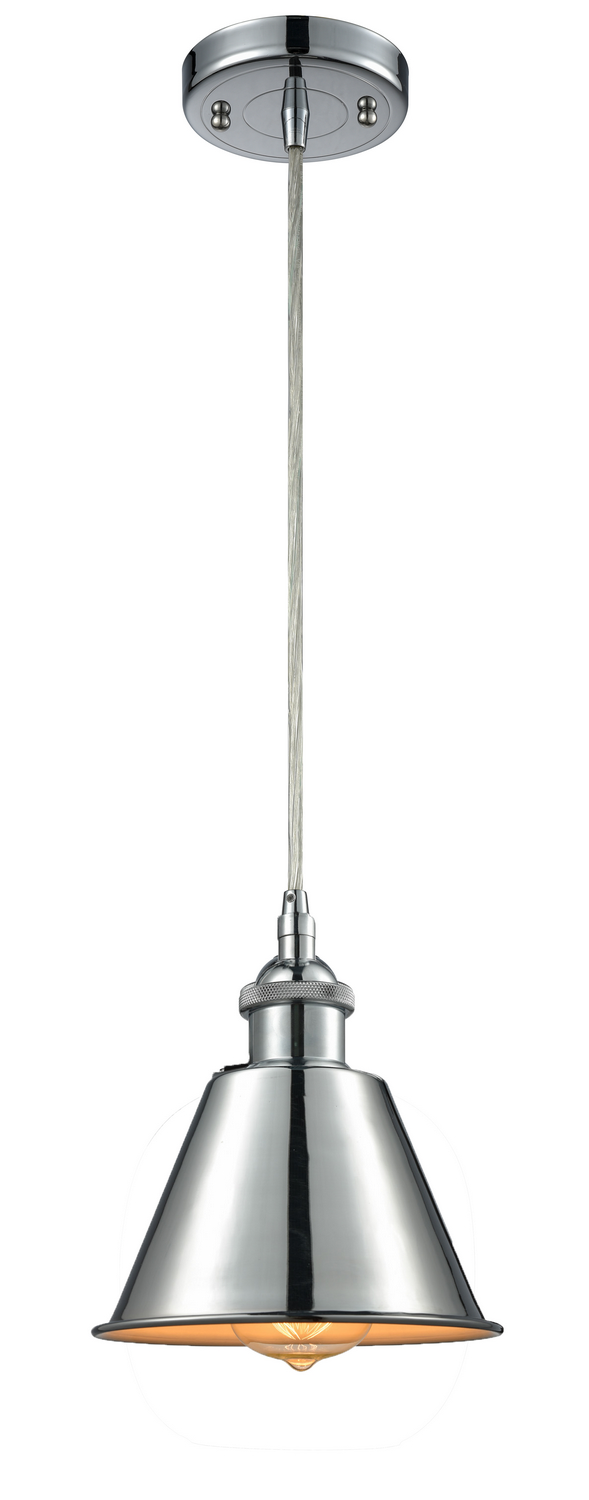 One Light Mini Pendant by Innovations - Ballston Collection, Polished Chrome Finish - 516-1P-PC-M8