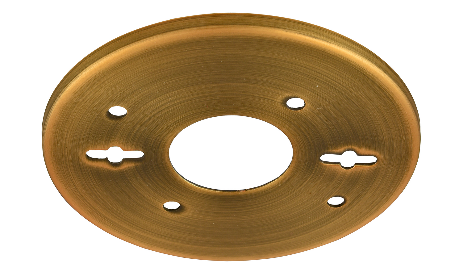 Universal Vanity Plate by Innovations - Franklin Restoration Collection, Brushed Brass Finish - BP-5-BB