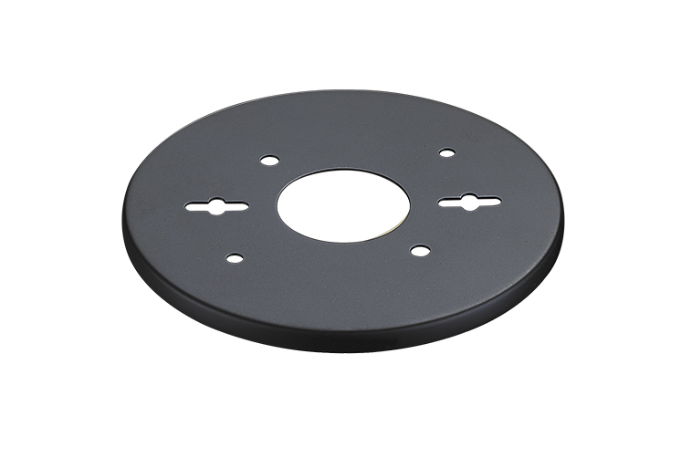 Universal Vanity Plate by Innovations - Franklin Restoration Collection, Matte Black Finish - BP-5-BK
