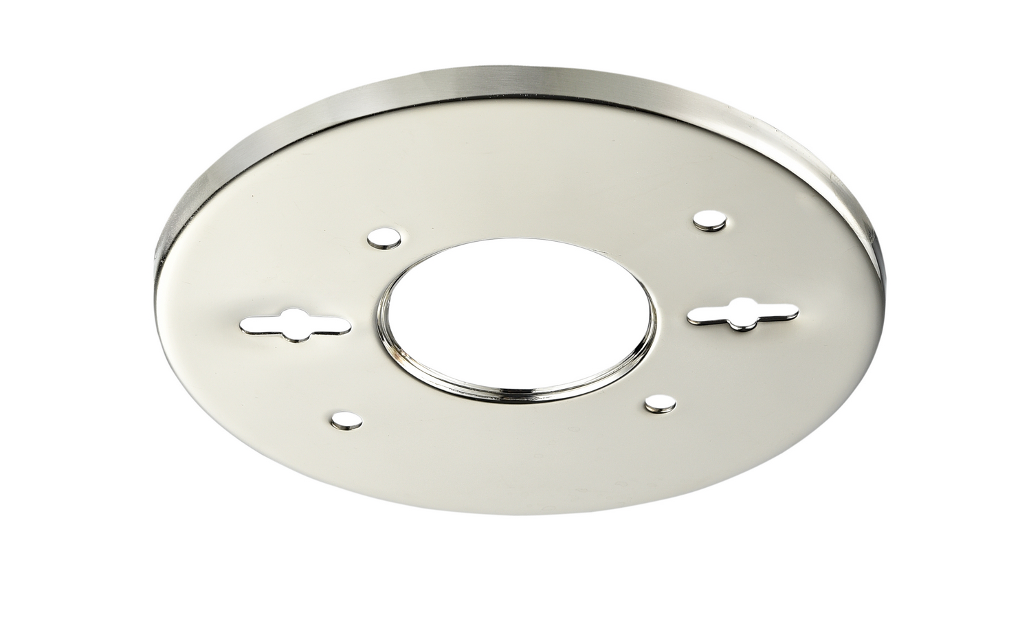 Universal Vanity Plate by Innovations - Franklin Restoration Collection, Polished Nickel Finish - BP-5-PN