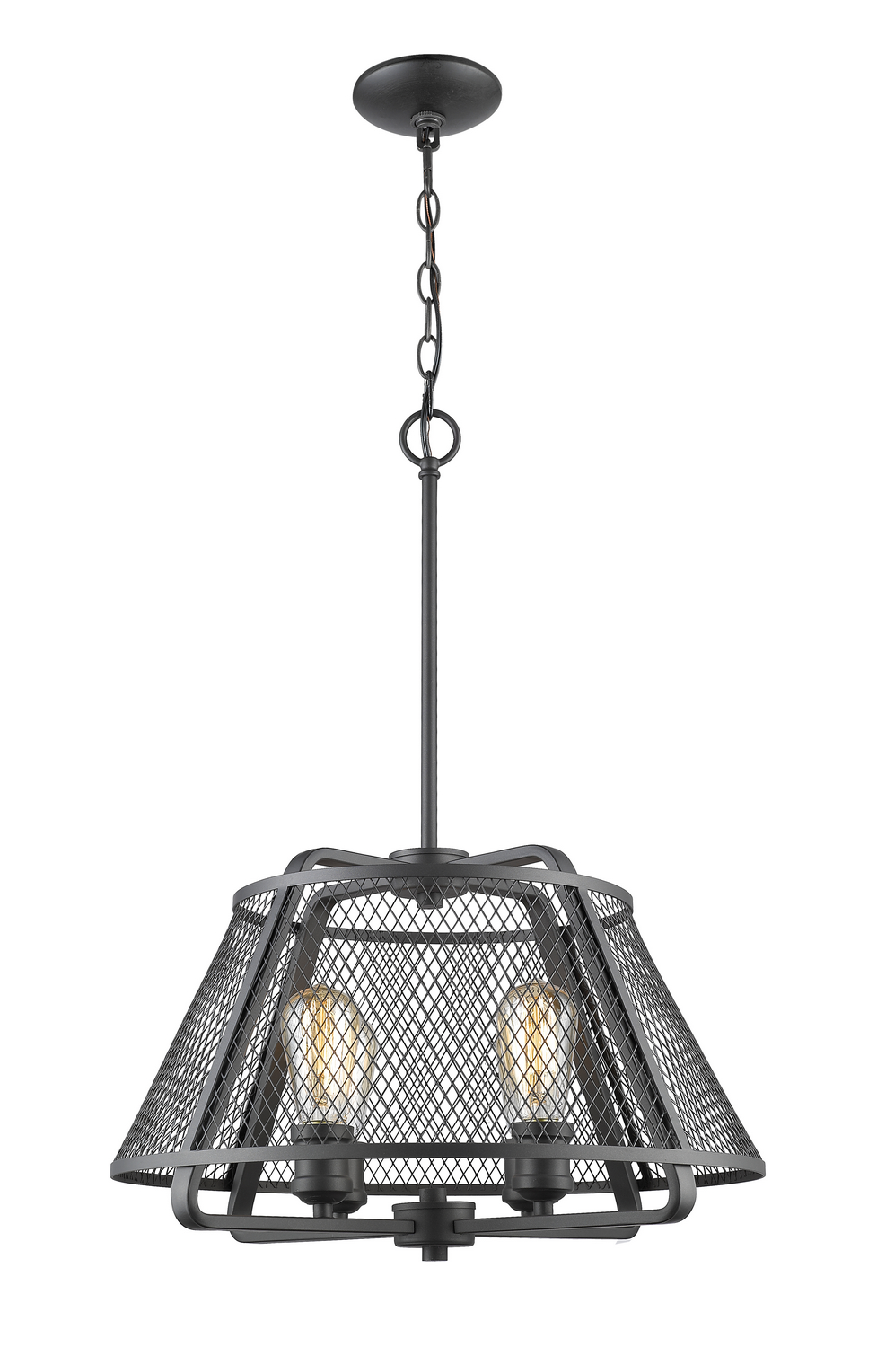 Four Light Pendant by Z-Lite - Iuka Collection, Bronze Finish - 451-19BRZ