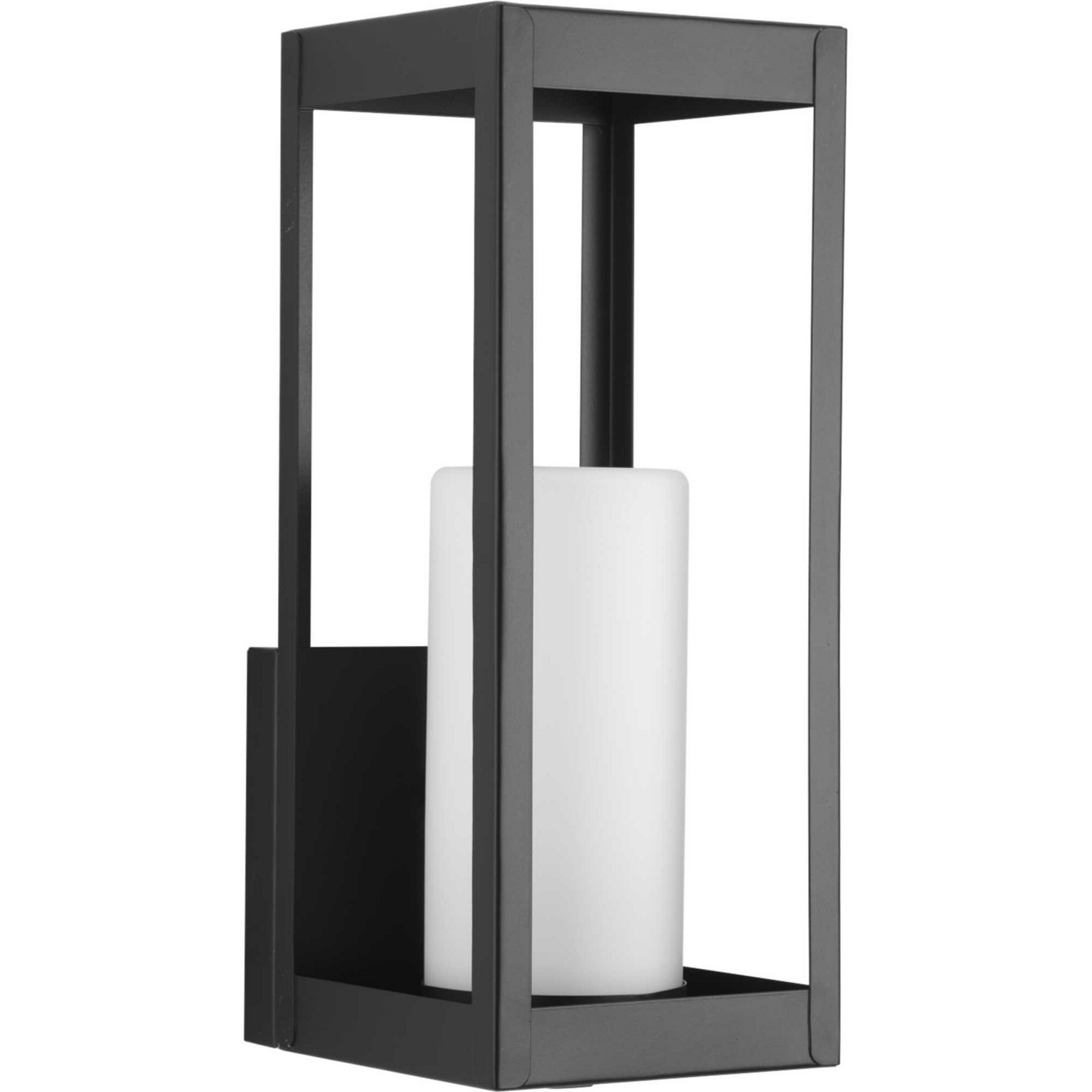 Photos - Chandelier / Lamp Progress Lighting Black One Light Wall Lantern from the Patewood Collection P560040-031 