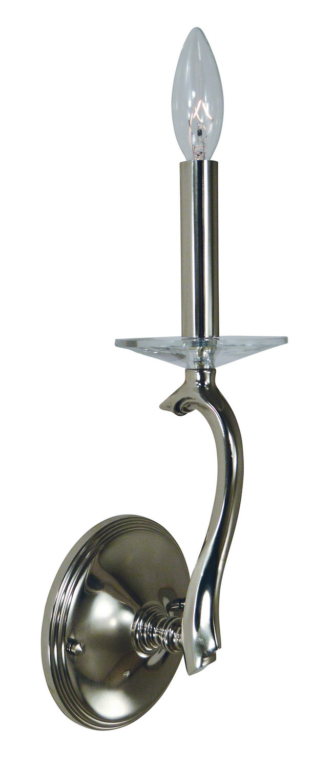 Framburg Allena One Light Wall Sconce in Polished Nickel - 3091 PN