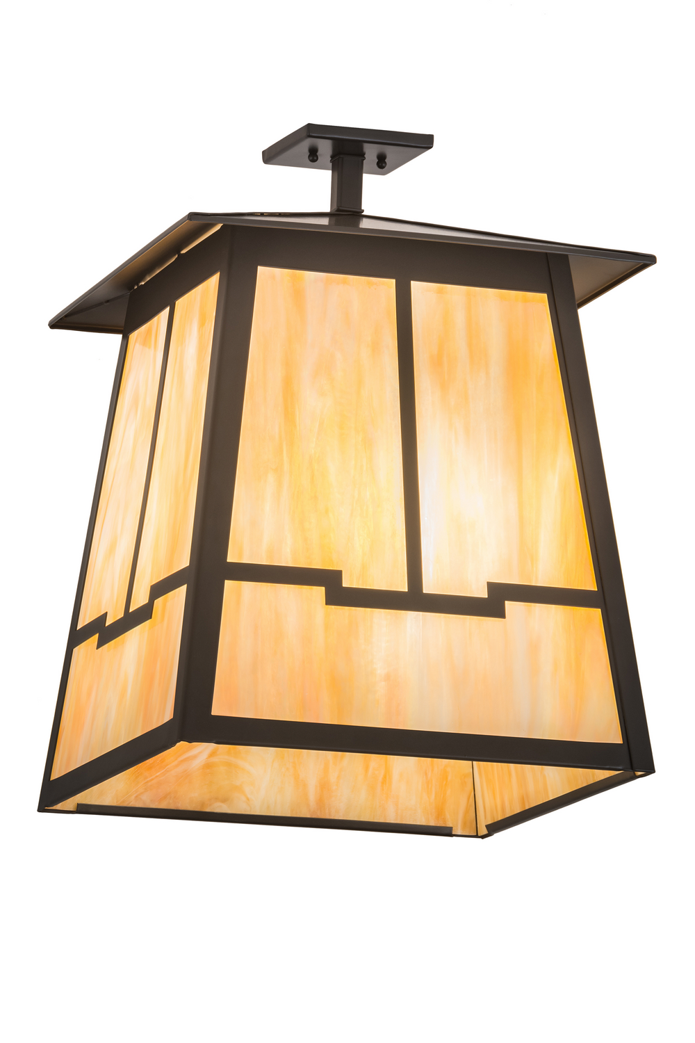 Four Light Semi-Flushmount