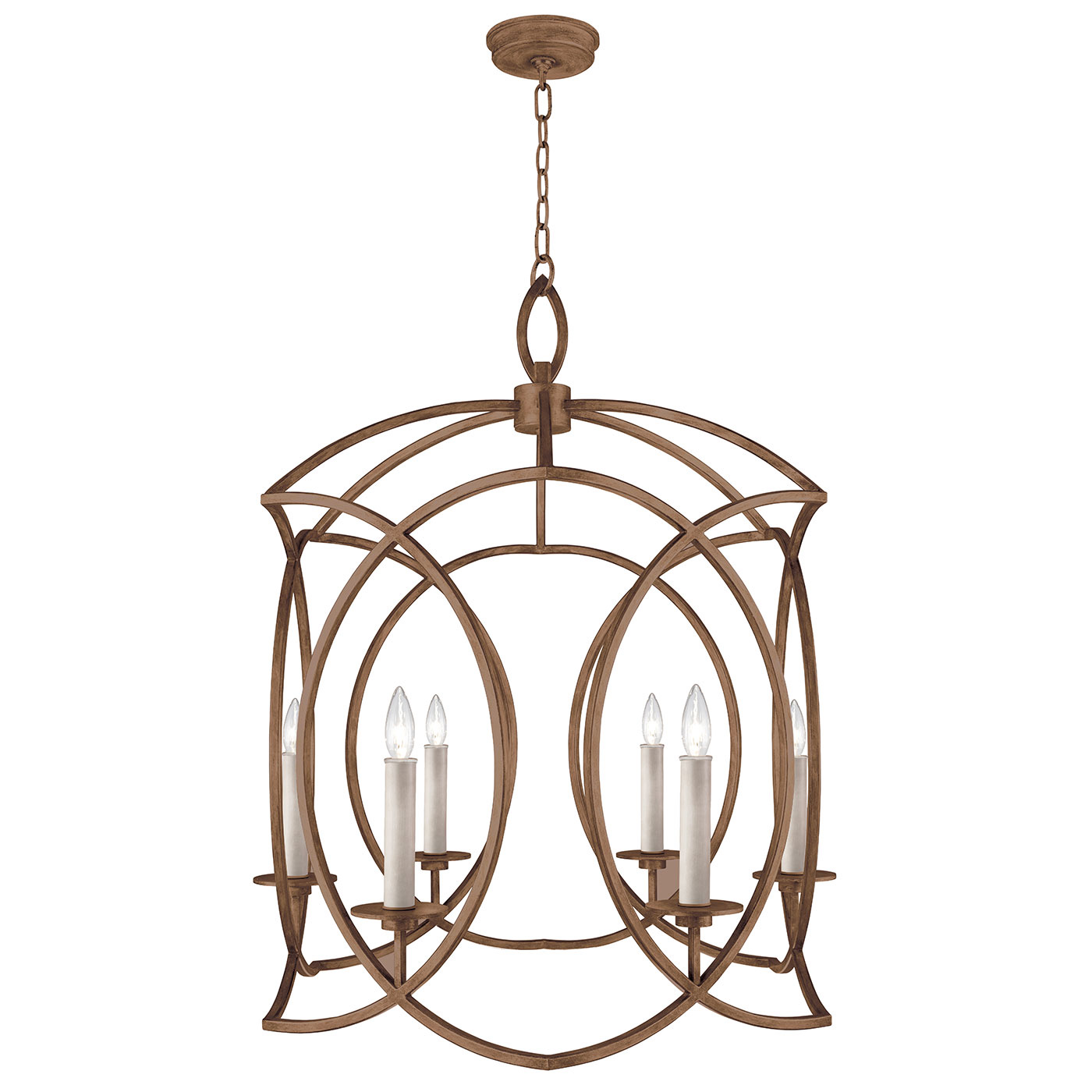 Fine Art Cienfuegos Six Light Chandelier in Bronze - 889840-1ST