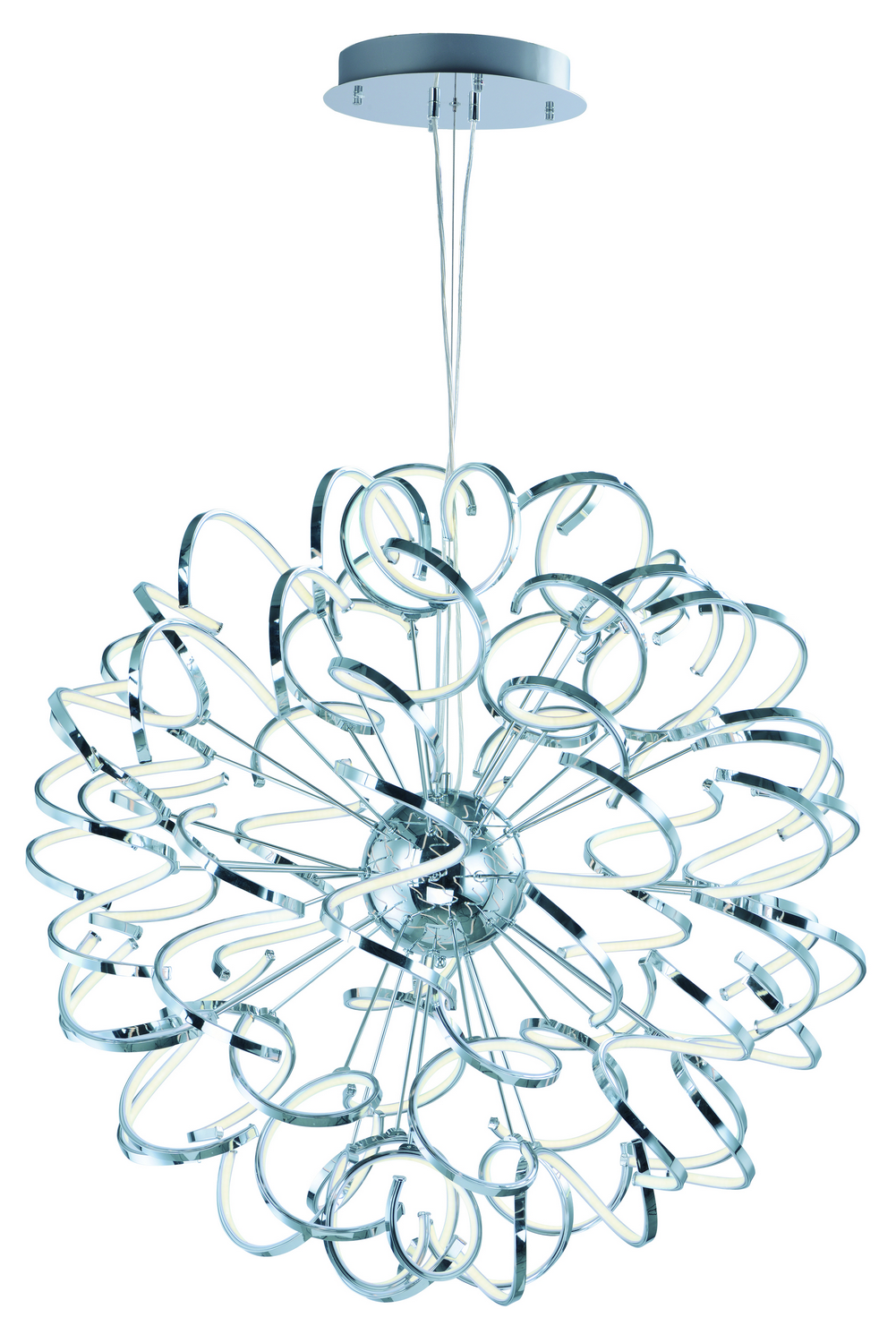 LED Pendant from the Chaos collection by ET2 E21413 PC