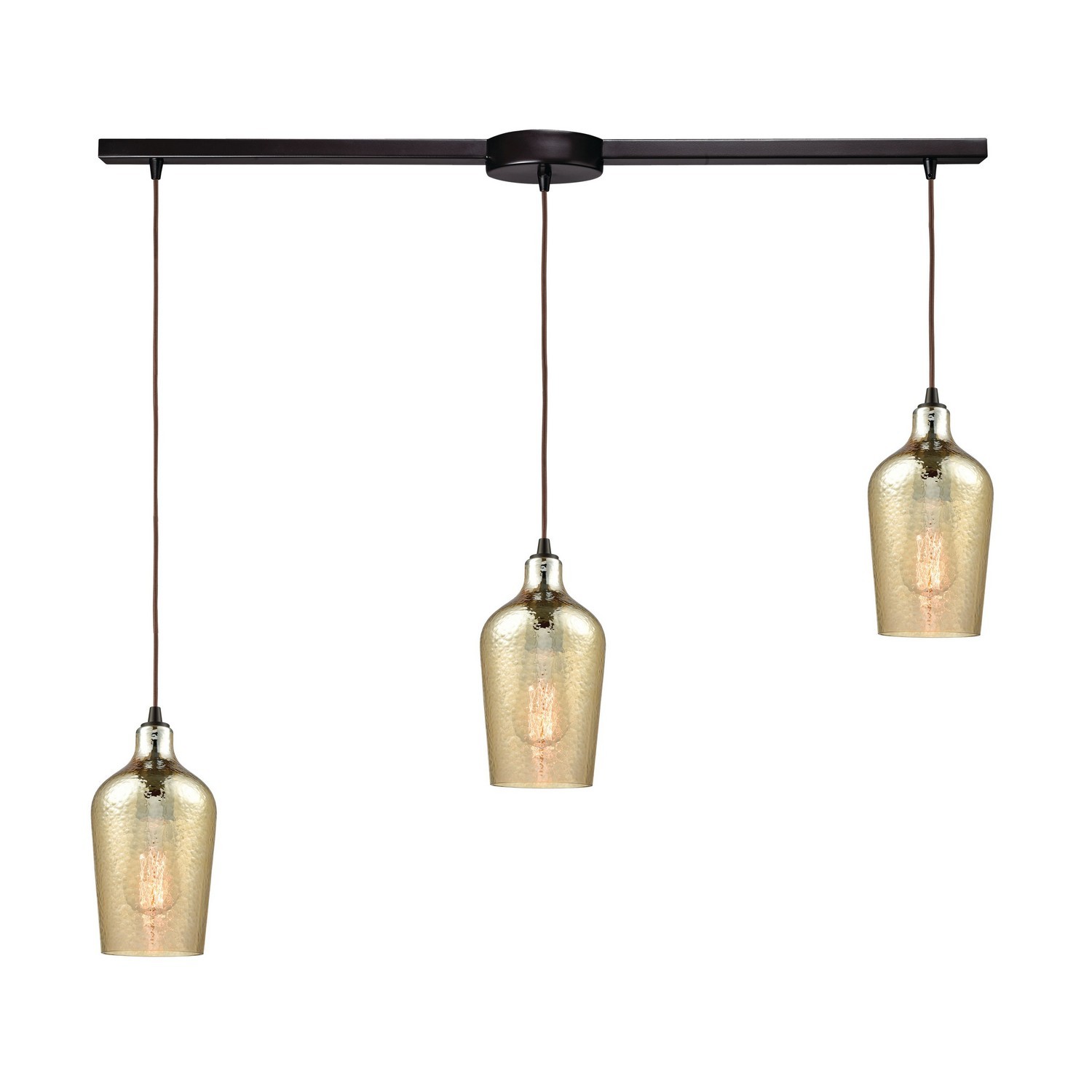 Hammered Glass 3-Li… - image