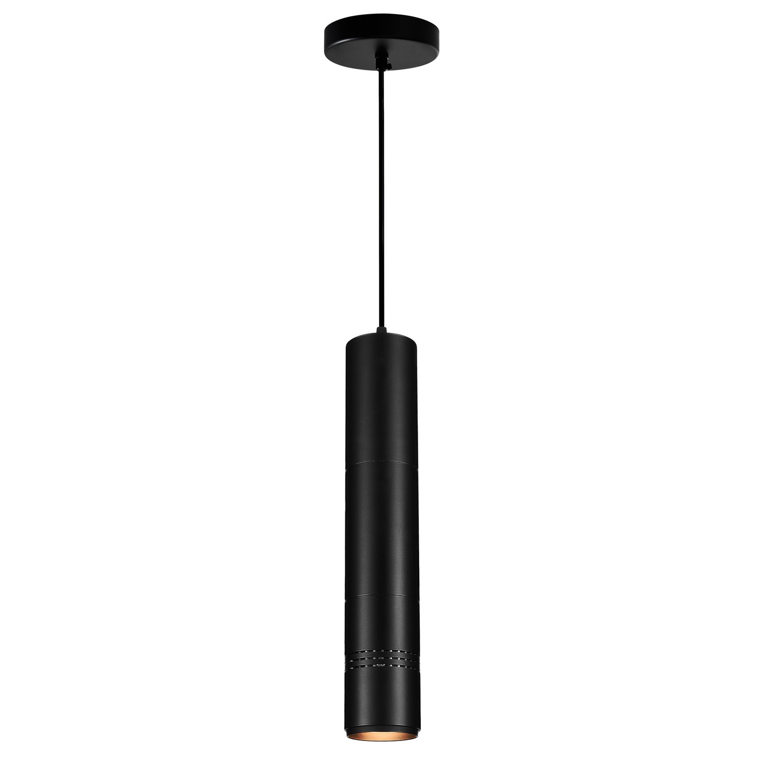 CWI Lighting 7117P3-1-101-A Stowe LED 3 inch Black Down Mini Pendant Ceiling Light