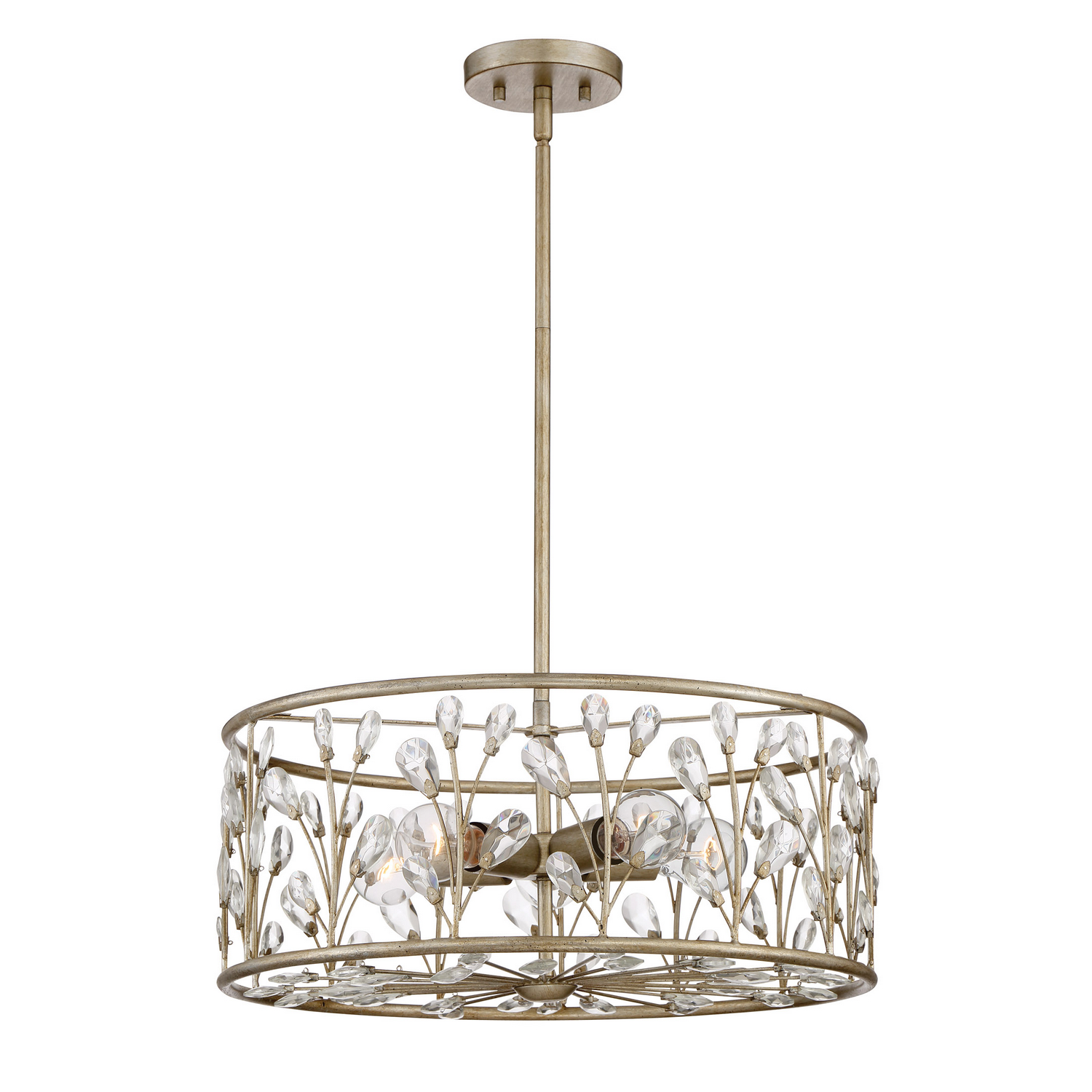 Quoizel Meadow Lane Five Light Pendant in Vintage Gold - MDL2820VG