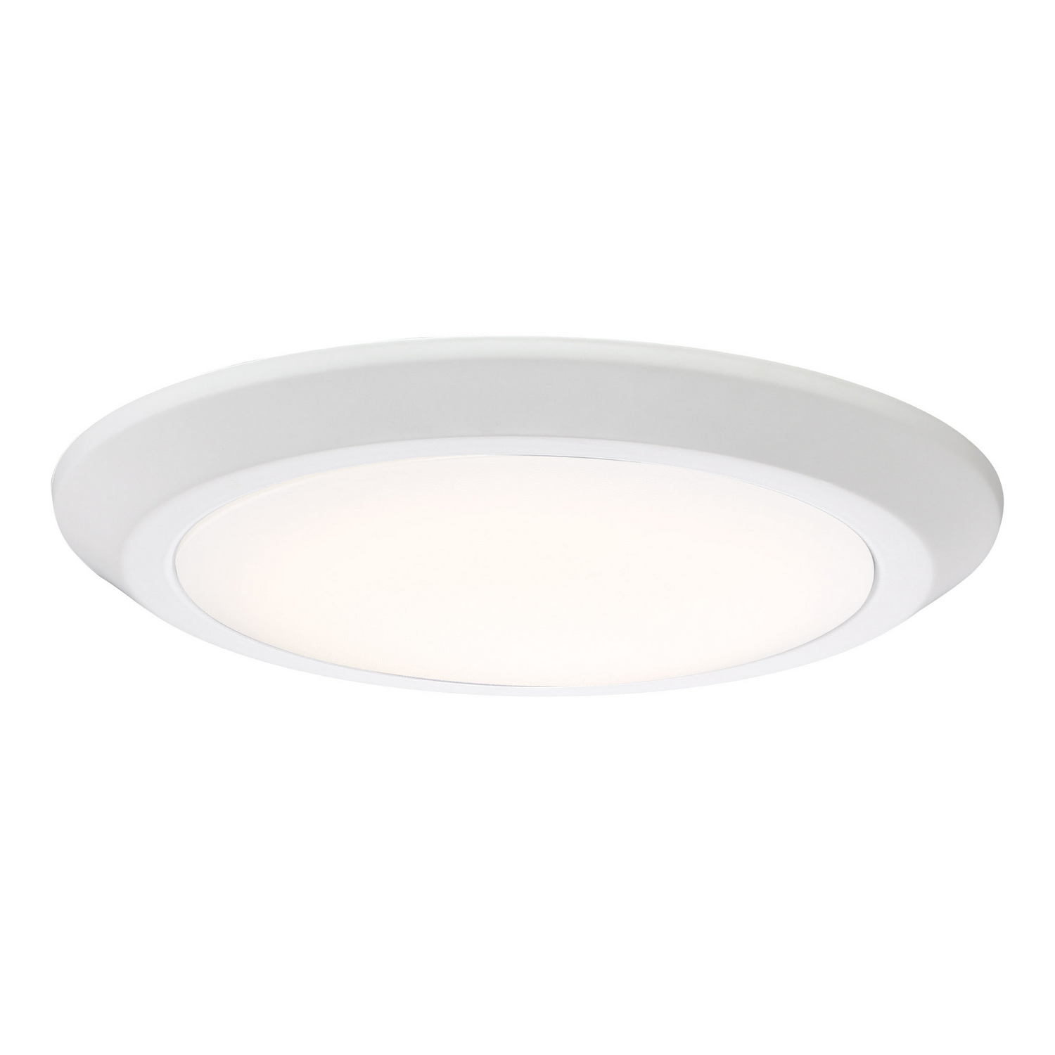 Photos - Chandelier / Lamp Quoizel Verge 1-Light Flush Mount in Matte White VRG1612W 