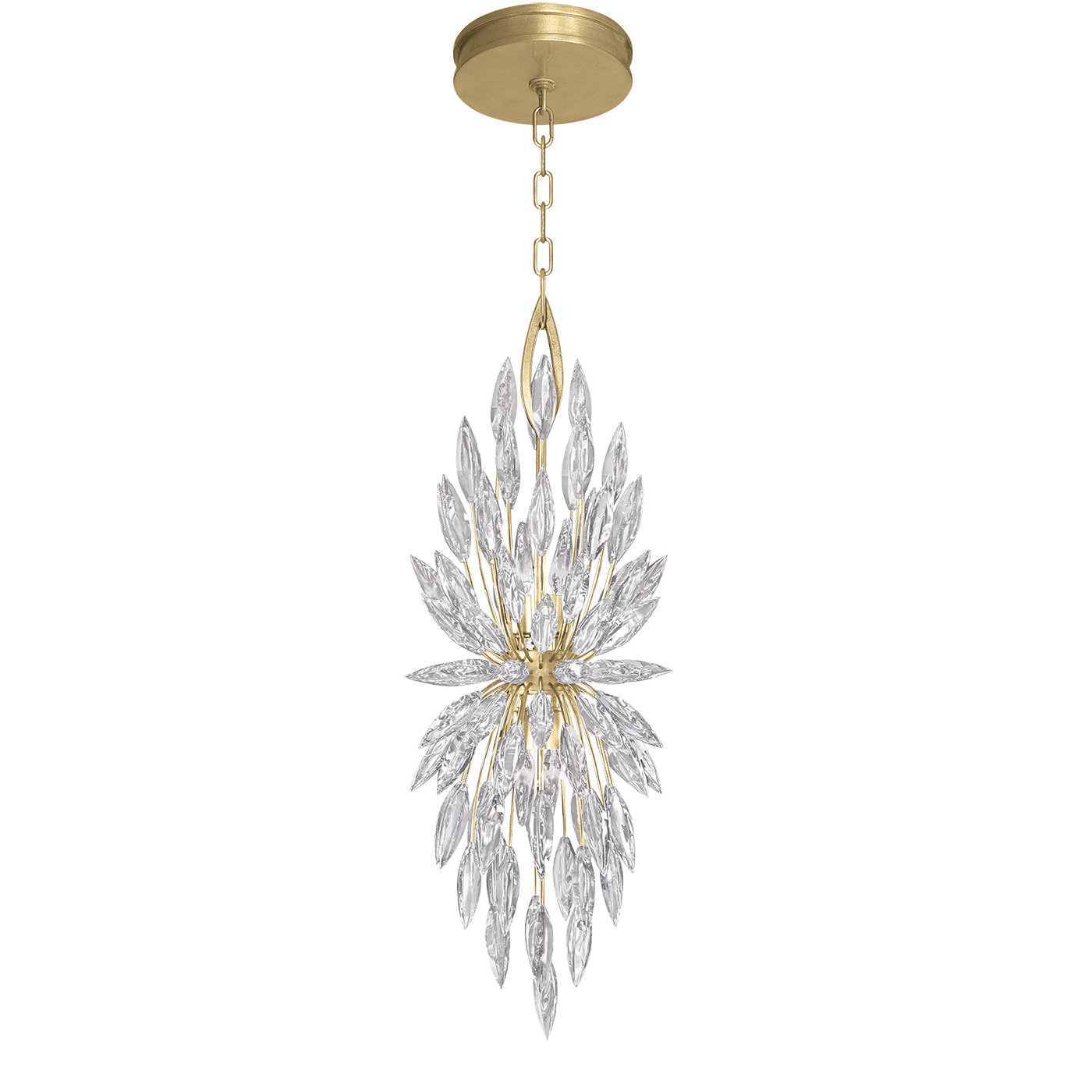 Fine Art Lily Buds Four Light Pendant in Gold - 883740-1ST