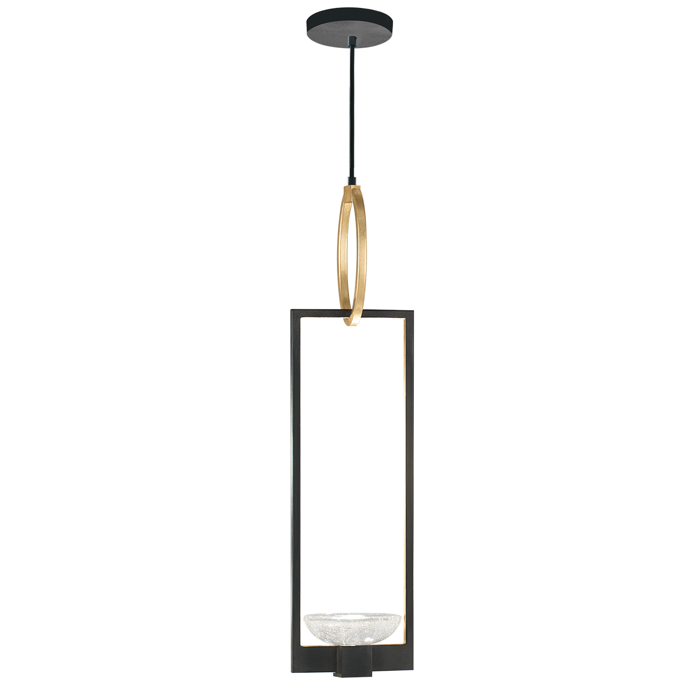 Fine Art Delphi LED Pendant in Black - 892840-3ST