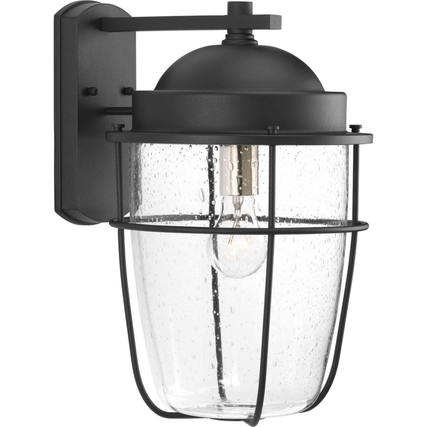 Black One Light Wall Lantern from the Holcombe Collection