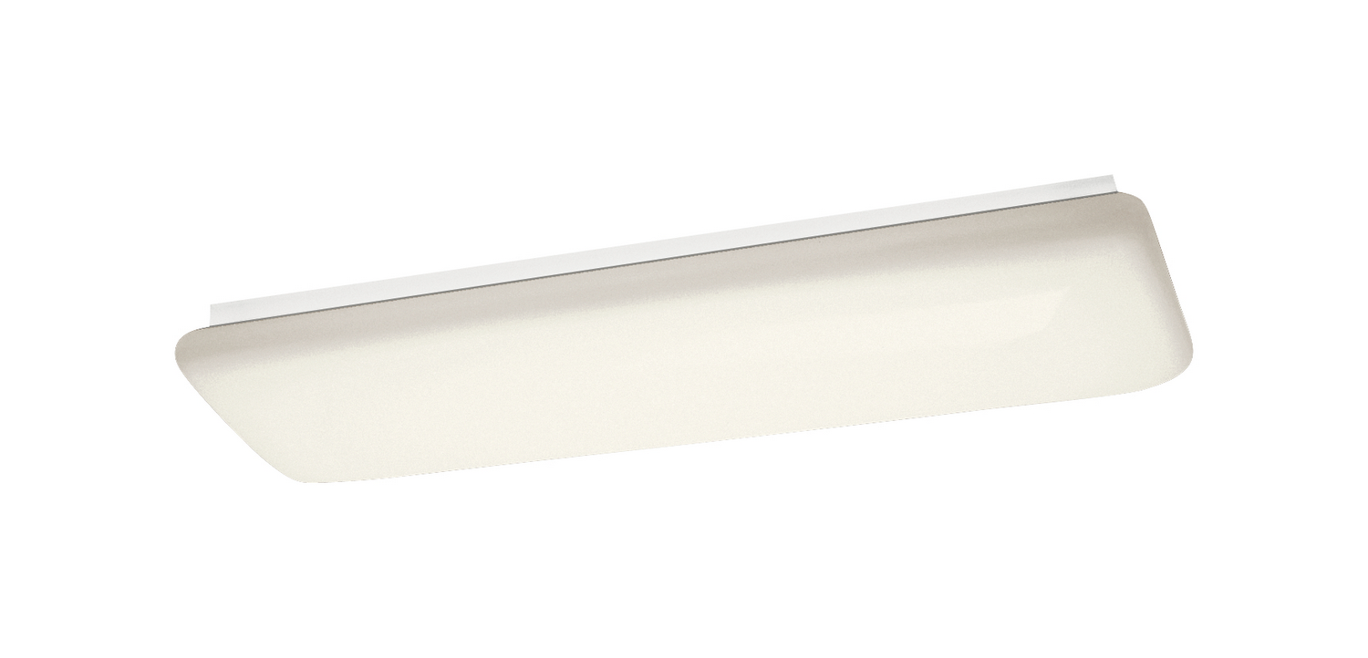 KICH 10301WHLED WHITE CLOUD FLUSH MOUNT LINEAR CEILING DIMMABLE LED  61W 51"L 10.25"W 3.25"H 3000K