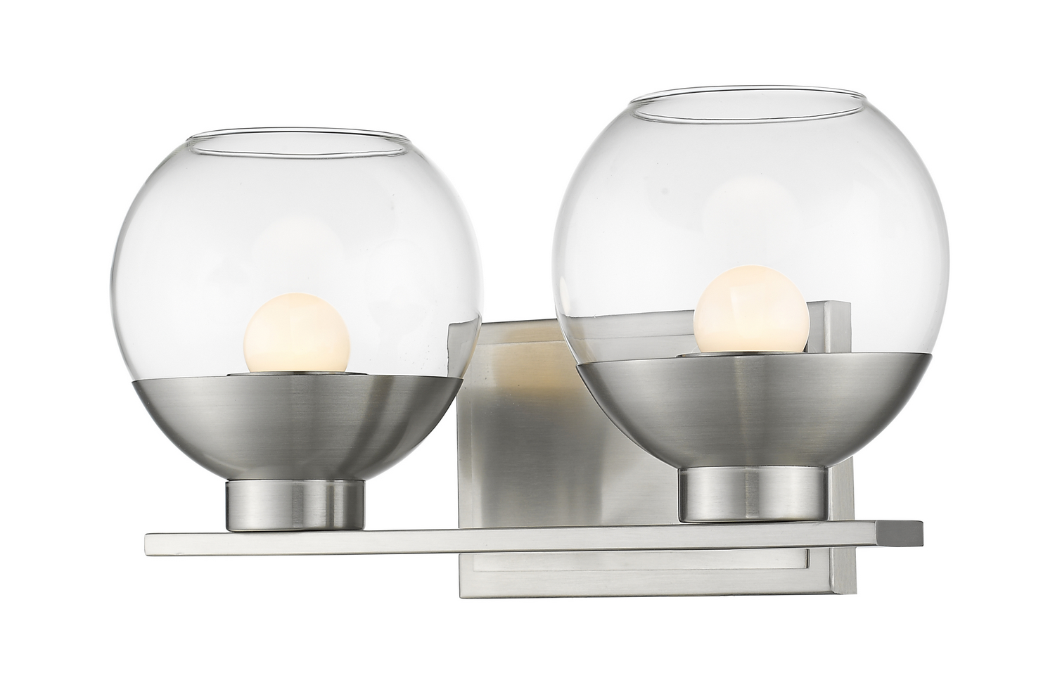 LED Vanity by Z-Lite - Osono Collection, Brushed Nickel Finish - 1924-2V-BN-LED