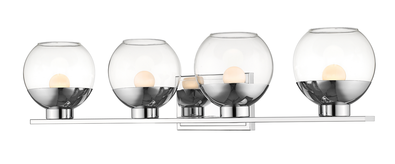 LED Vanity by Z-Lite - Osono Collection, Chrome Finish - 1924-4V-CH-LED