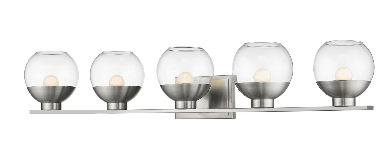 LED Vanity by Z-Lite - Osono Collection, Brushed Nickel Finish - 1924-5V-BN-LED