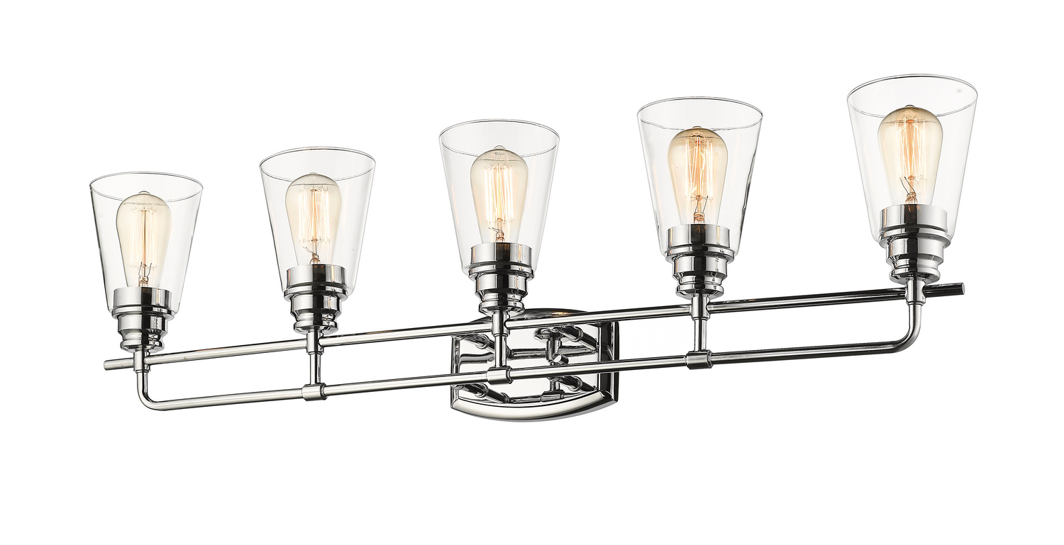 Five Light Vanity by Z-Lite - Annora Collection, Chrome Finish - 428-5V-CH
