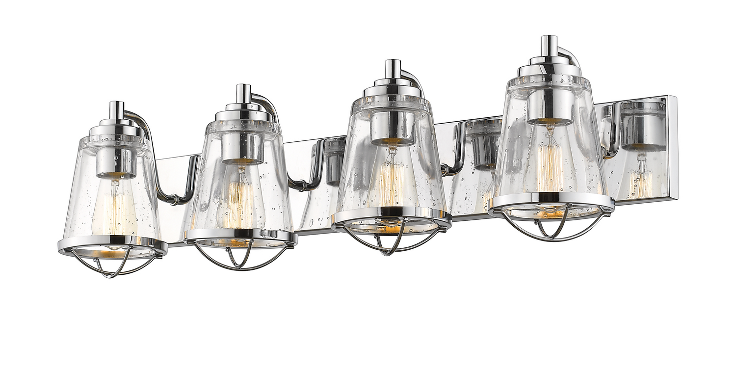Four Light Vanity by Z-Lite - Mariner Collection, Chrome Finish - 444-4V-CH