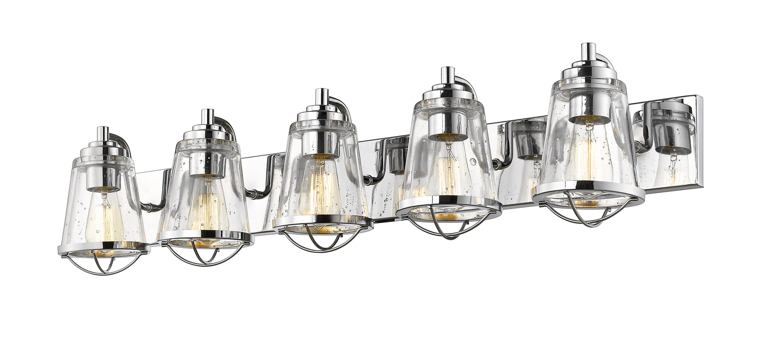 Five Light Vanity by Z-Lite - Mariner Collection, Chrome Finish - 444-5V-CH