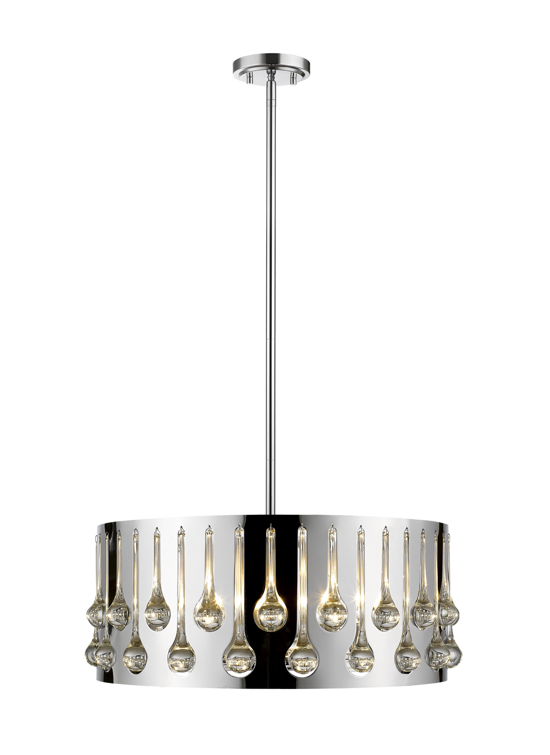 Five Light Pendant by Z-Lite - Oberon Collection, Chrome Finish - 453-20CH