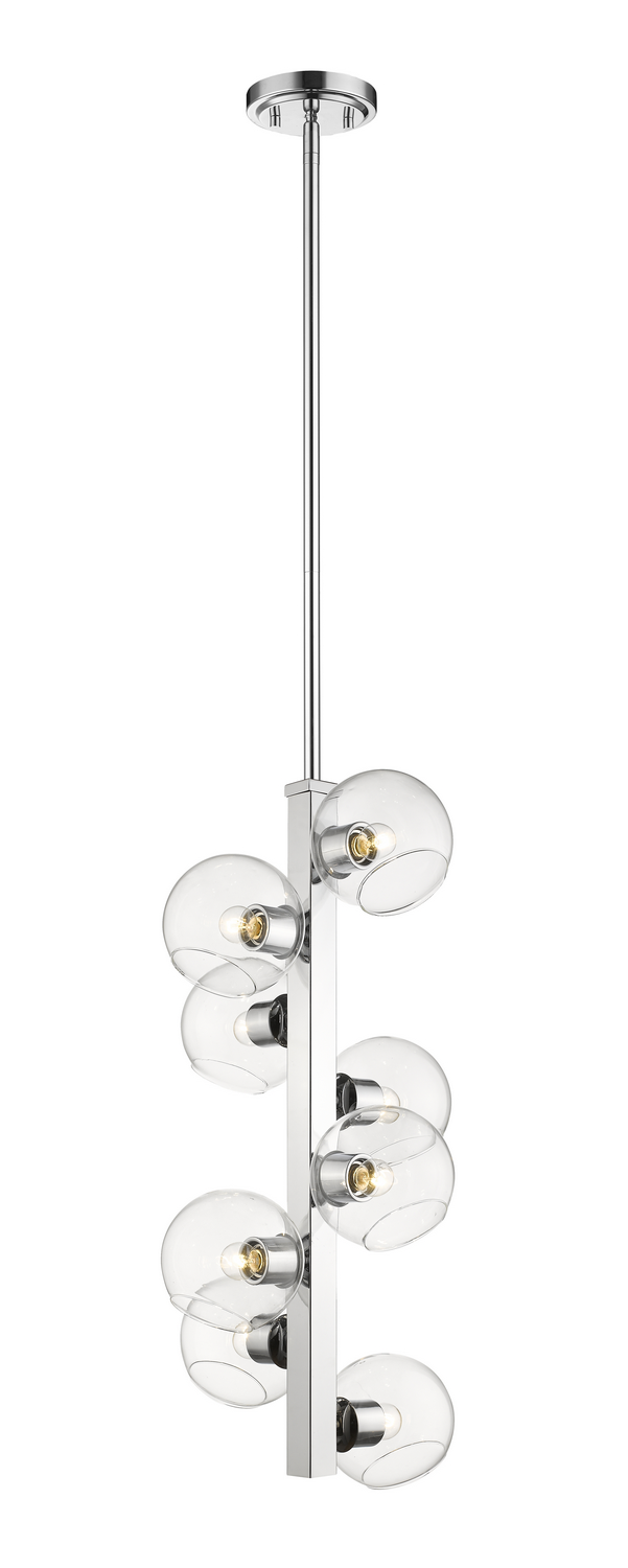 Eight Light Chandelier by Z-Lite - Marquee Collection, Chrome Finish - 455-8CH