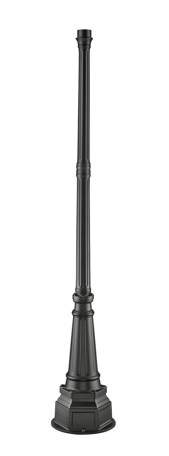 Light Outdoor Posts - Hardware by Z-Lite - Outdoor Post Collection, Black Finish - 564P-BK