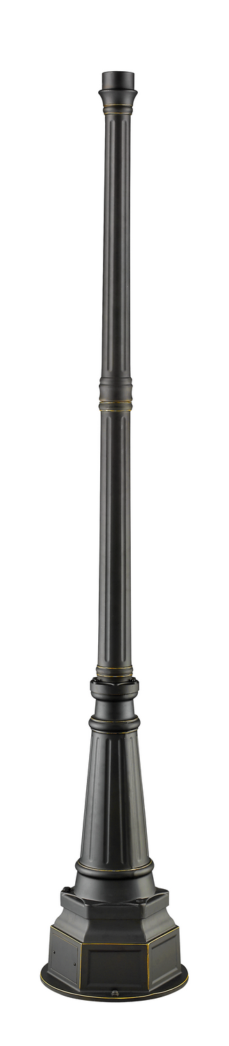 Light Outdoor Posts - Hardware by Z-Lite - Outdoor Post Collection, Oil Rubbed Bronze Finish - 564P-ORB