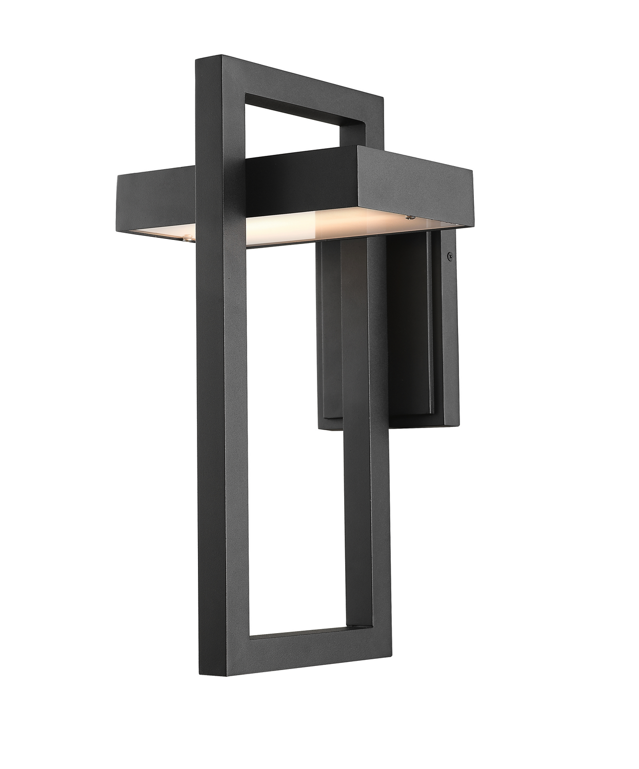 LED Outdoor Wall Mount by Z-Lite - Luttrel Collection, Black Finish - 566B-BK-LED