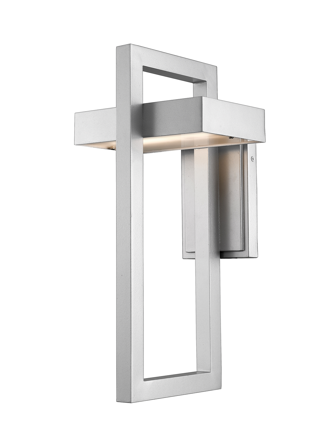 LED Outdoor Wall Mount by Z-Lite - Luttrel Collection, Silver Finish - 566B-SL-LED
