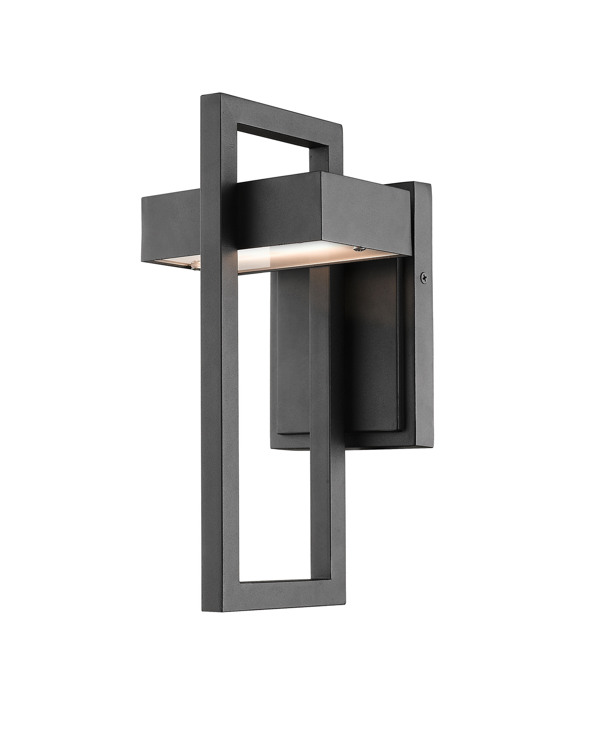LED Outdoor Wall Mount by Z-Lite - Luttrel Collection, Black Finish - 566S-BK-LED