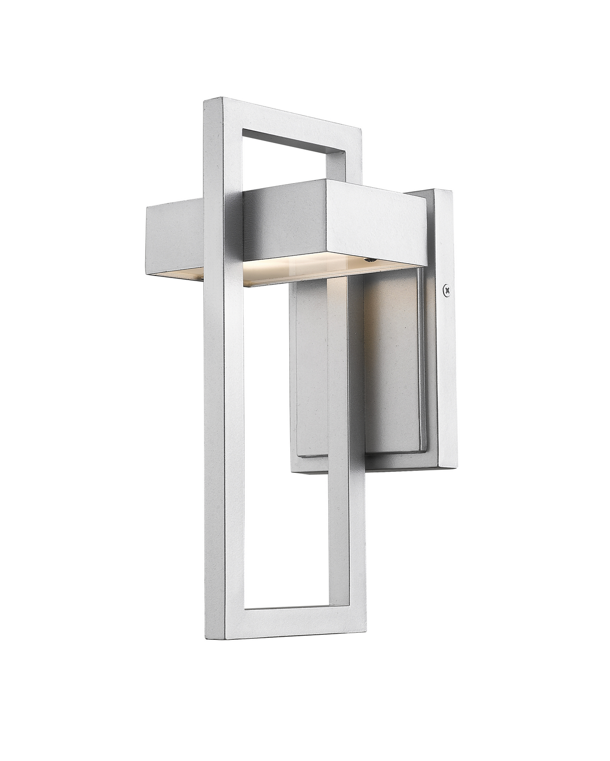 LED Outdoor Wall Mount by Z-Lite - Luttrel Collection, Silver Finish - 566S-SL-LED