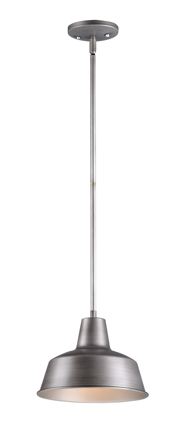 Maxim Pier M One Light Outdoor Pendant in Weathered Zinc - 35017WZ
