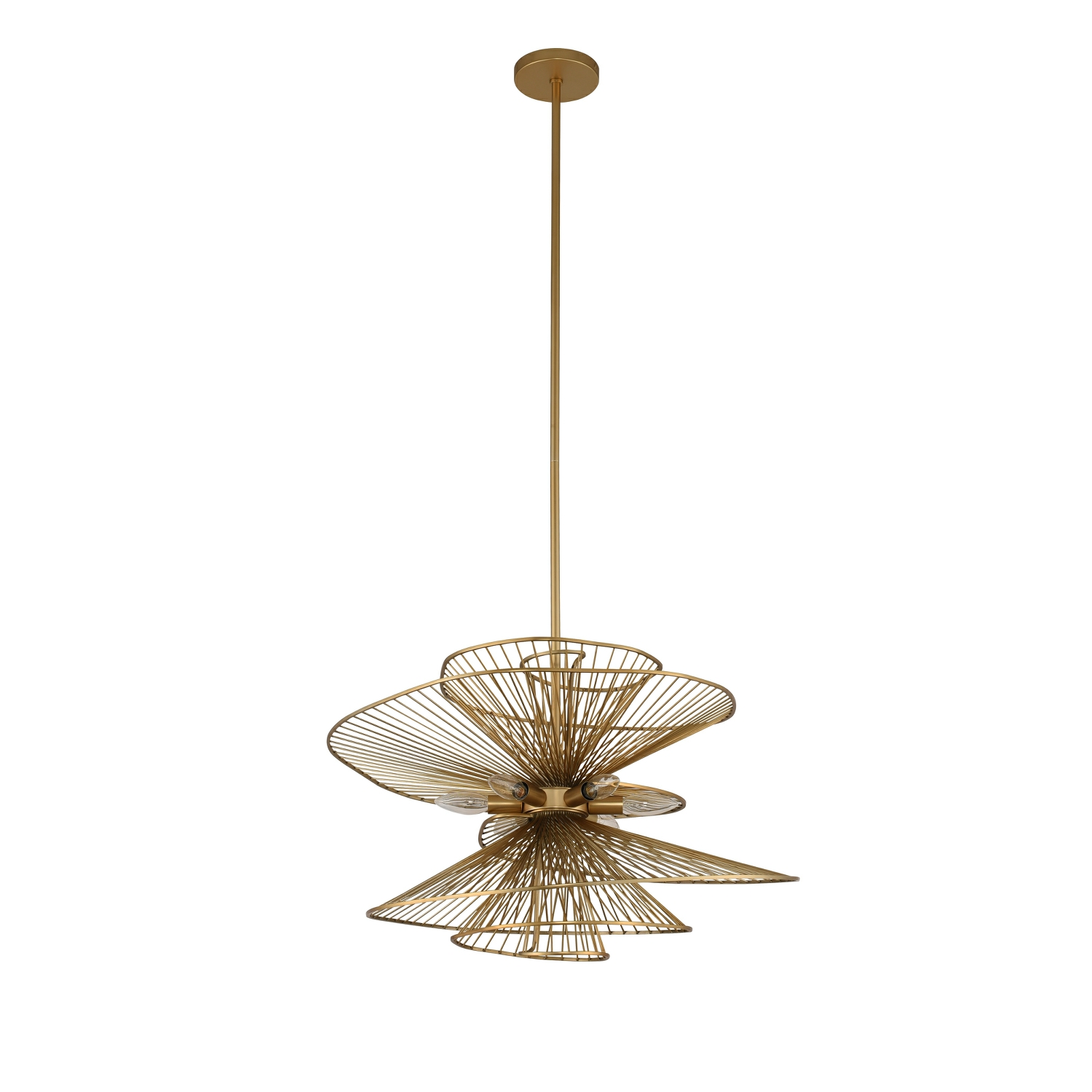 KALC 315951NRB AURORA 26 INCH PENDANT NORDIC BRASS