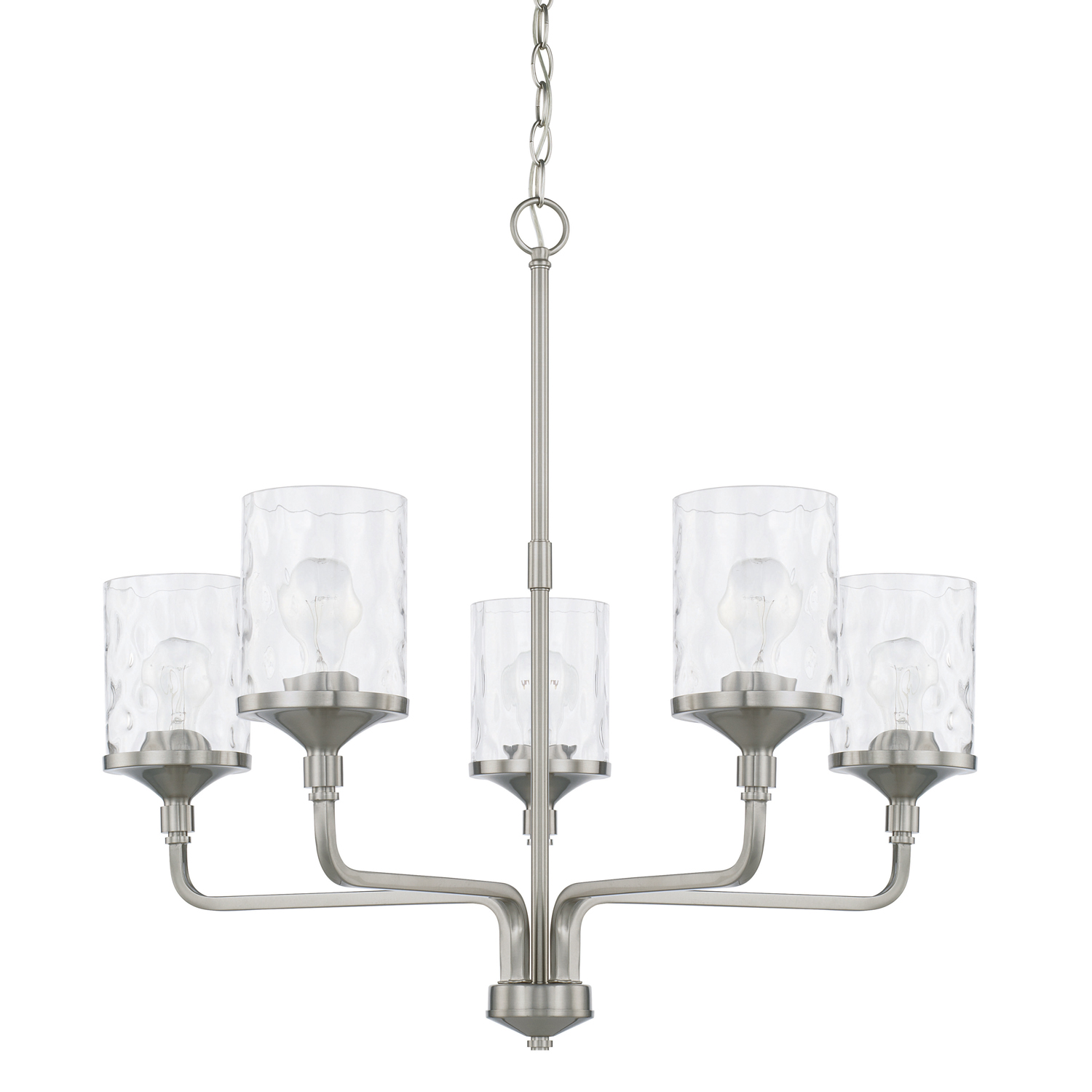 Capital Lighting Colton Five Light Chandelier in Brushed Nickel - 428851BN-451