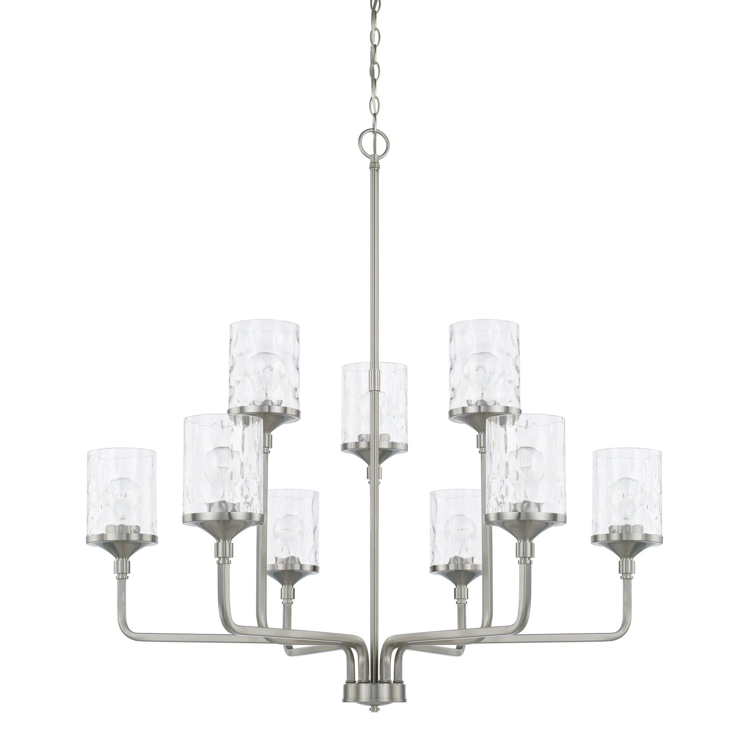 Capital Lighting Colton Nine Light Chandelier in Brushed Nickel - 428891BN-451