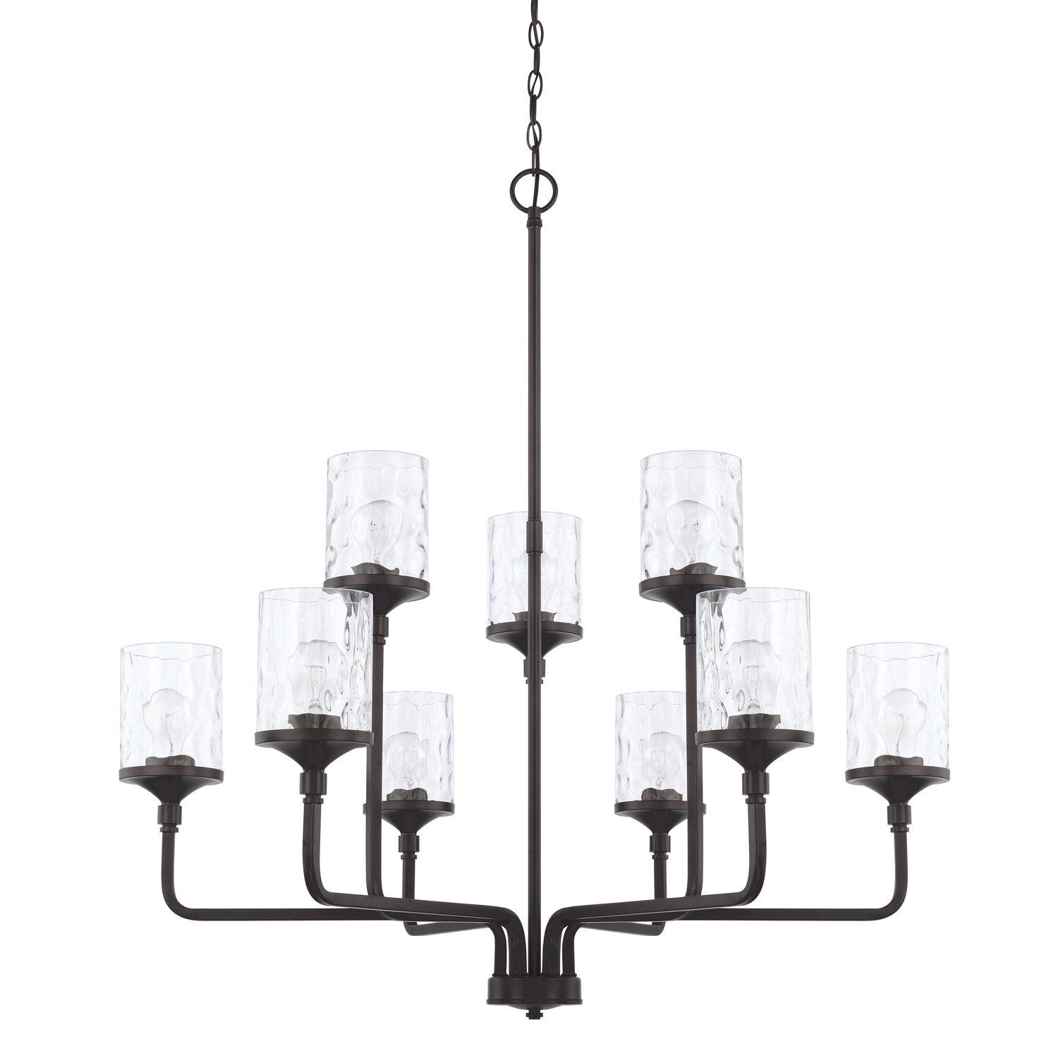 Capital Lighting Colton Nine Light Chandelier in Matte Black - 428891MB-451