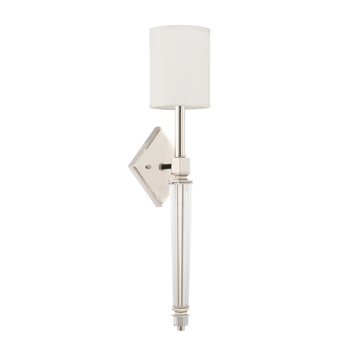 Capital Lighting Markle One Light Wall Sconce in Polished Nickel - 628412PN-684
