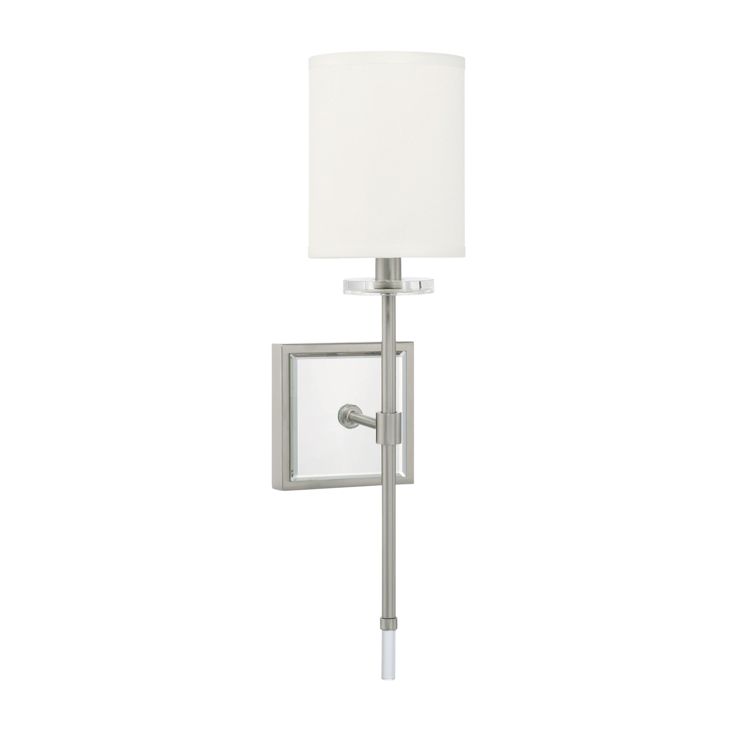 Capital Lighting Edin One Light Wall Sconce in Brushed Nickel - 628413BN-684