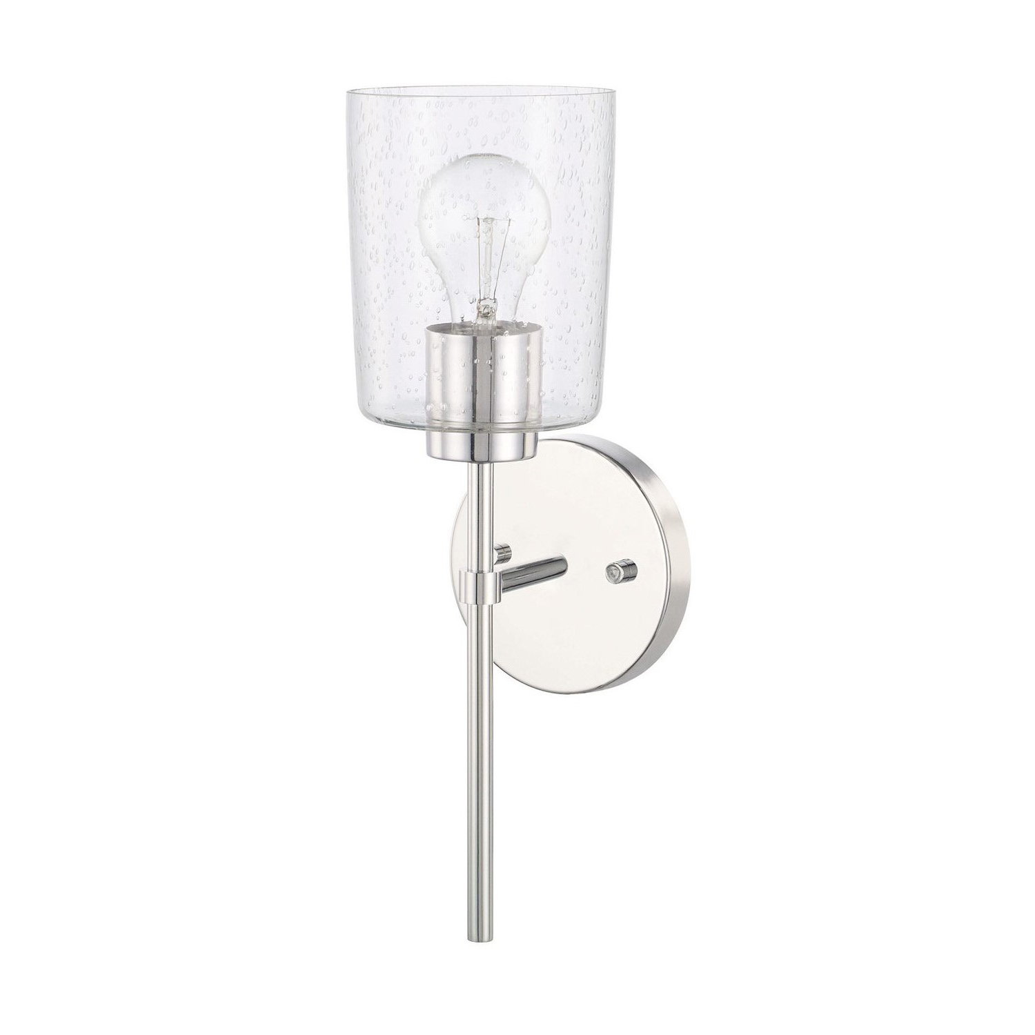 Capital Lighting Greyson One Light Wall Sconce in Chrome - 628511CH-449