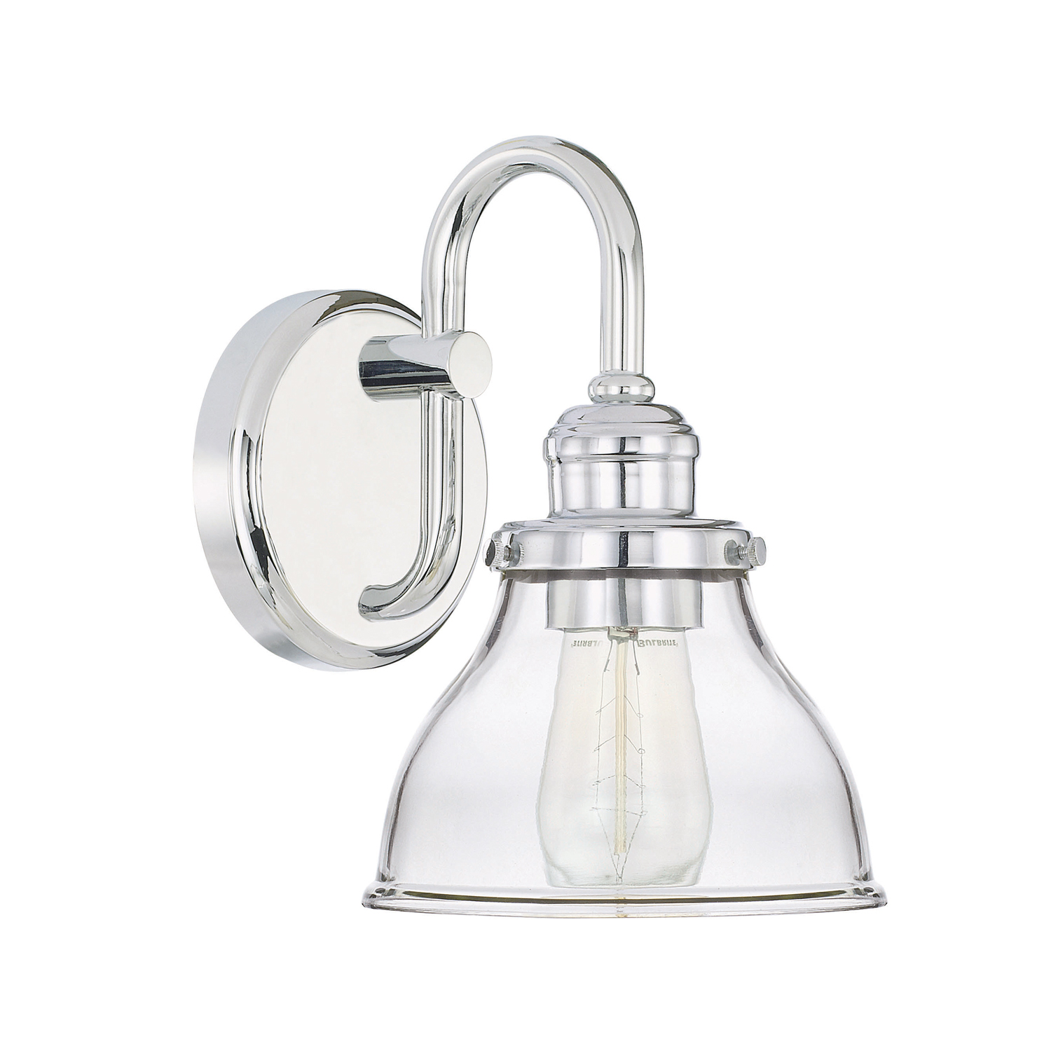 Capital Lighting Baxter One Light Wall Sconce in Chrome - 8301CH-461